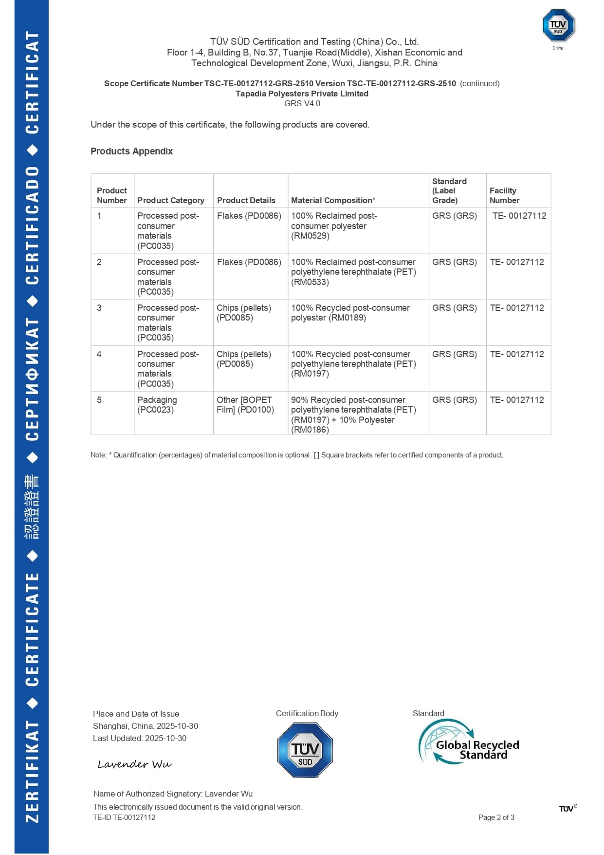 TE-00127112-GRS Scope Certificate-TAPADIA POLYESTERS PRIVATE LIMITED-Signed_page-0002