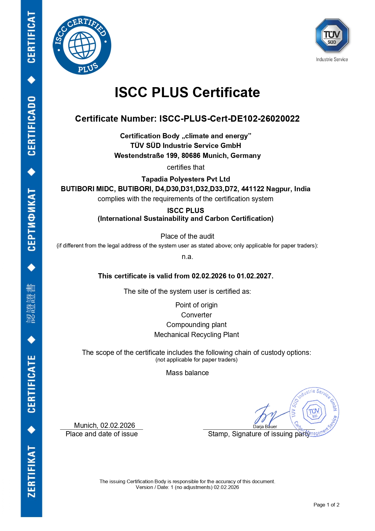 Tapadia polyesters Private limited_ISCC Plus_page-0001