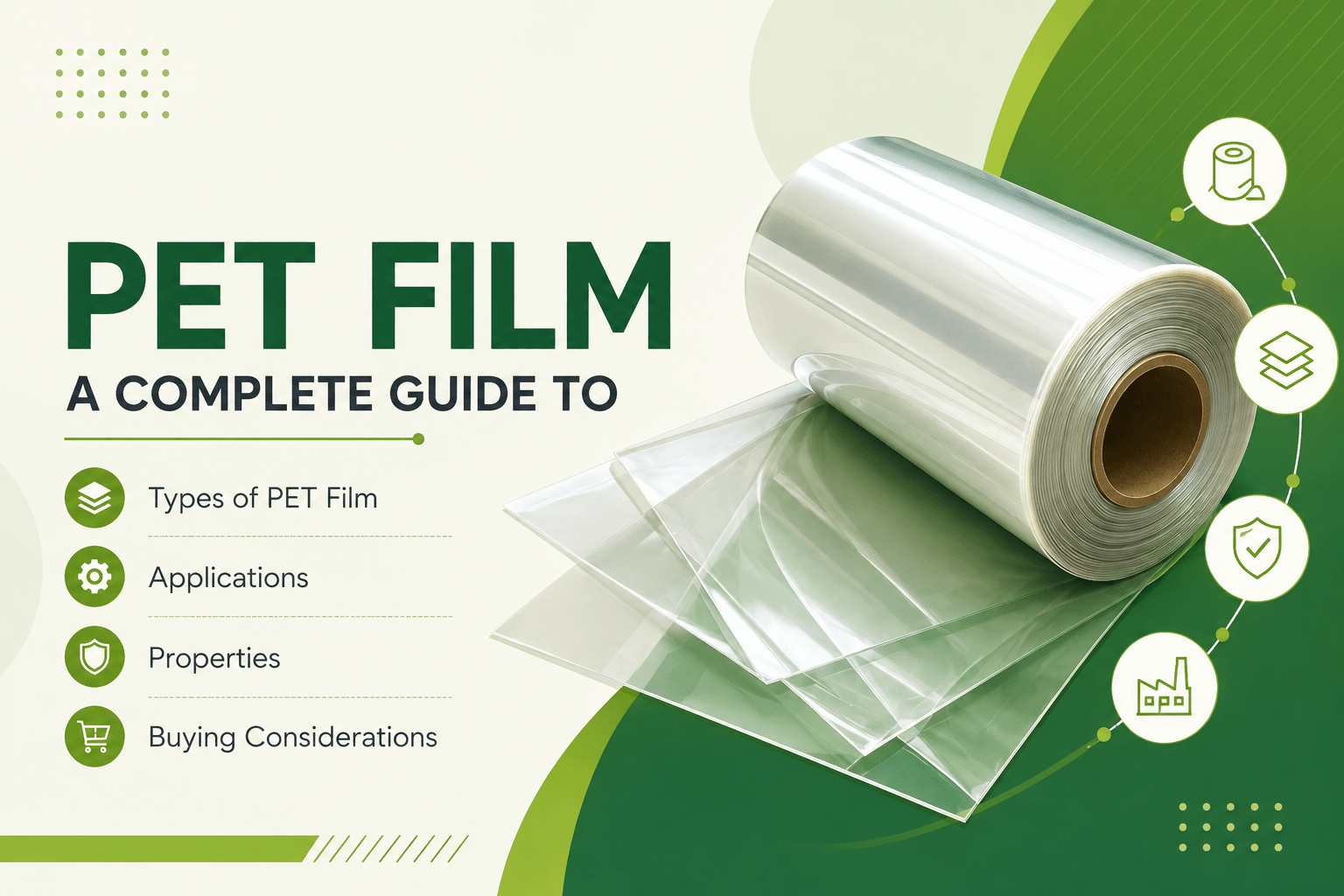 PET Film - Types, Applications, Properties & Buying Guide