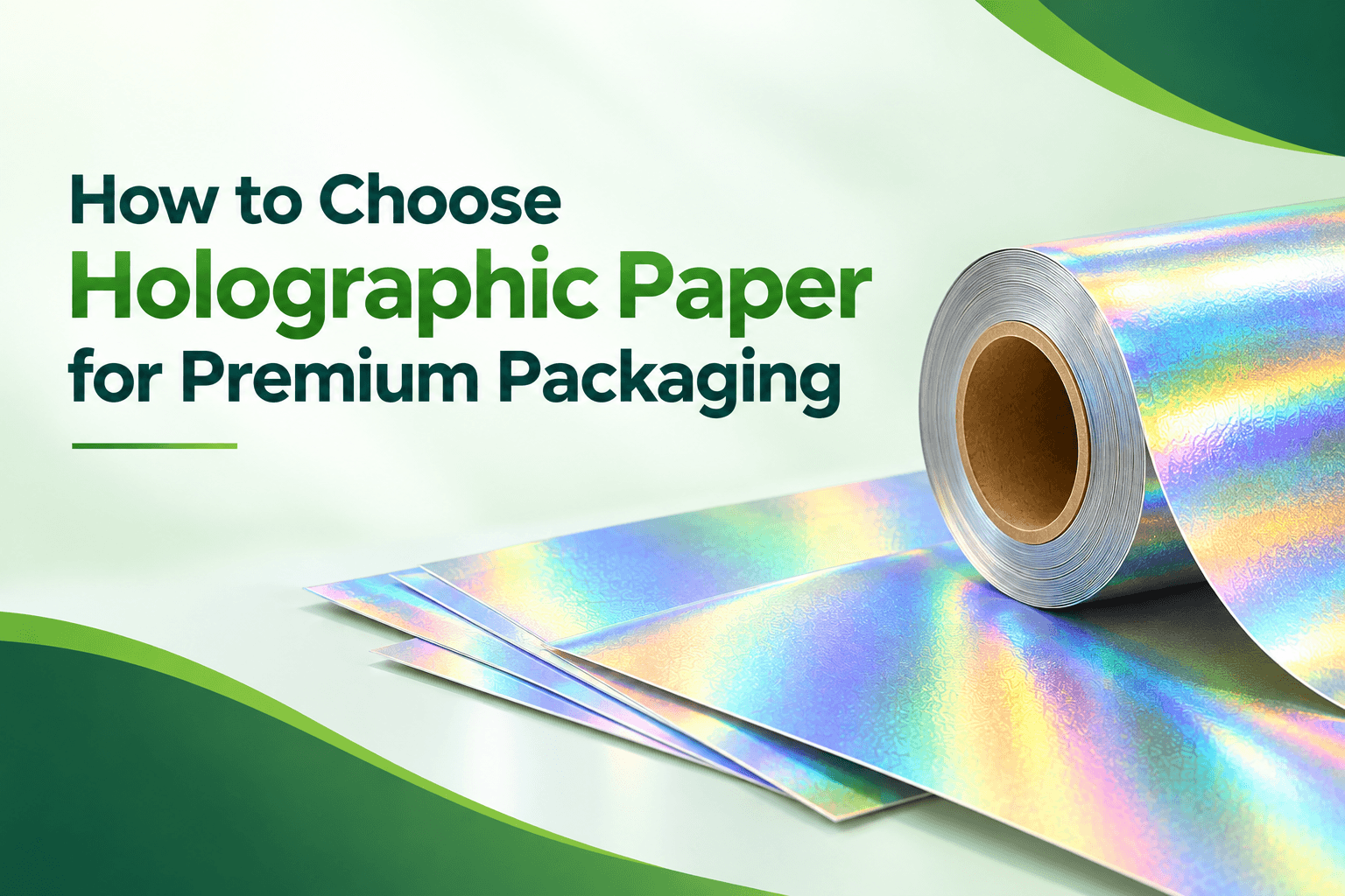 Holographic Paper for Premium Packaging
